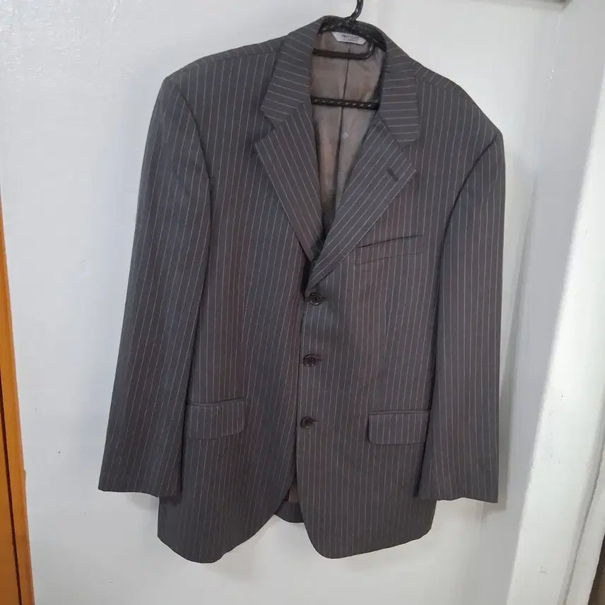 [BUNJANG] Cambridge Members Men's 100 Stripe Suit Jacket / 캠브리지멤버스 남성100 수트
