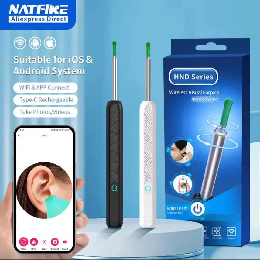 [BUNJANG] Endoscope Ear Cleaner with Camera and Light / [ 새상품 ] 내시경 귀이개