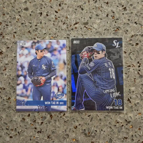 [BUNJANG] KBO Samsung Lions Won Tae-in Normal Holo Card / KBO 26삼성 원태인 홀로 노멀 카드
