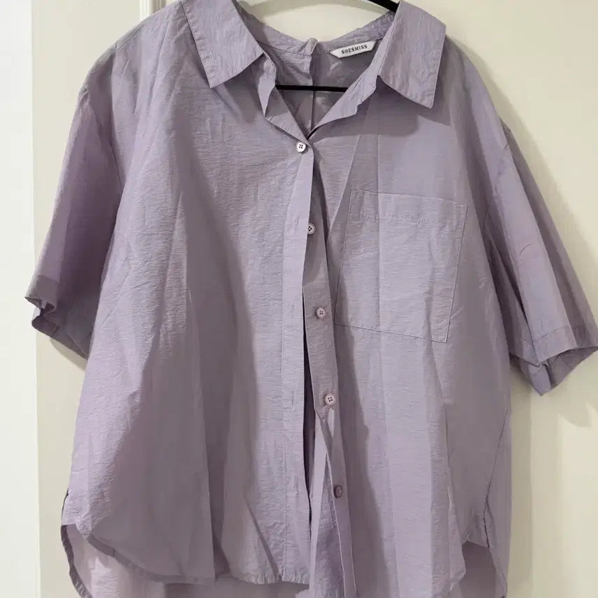 [BUNJANG] She's Miss Blouse Purple/Navy / 쉬즈미스 블라우스 퍼플/네이비