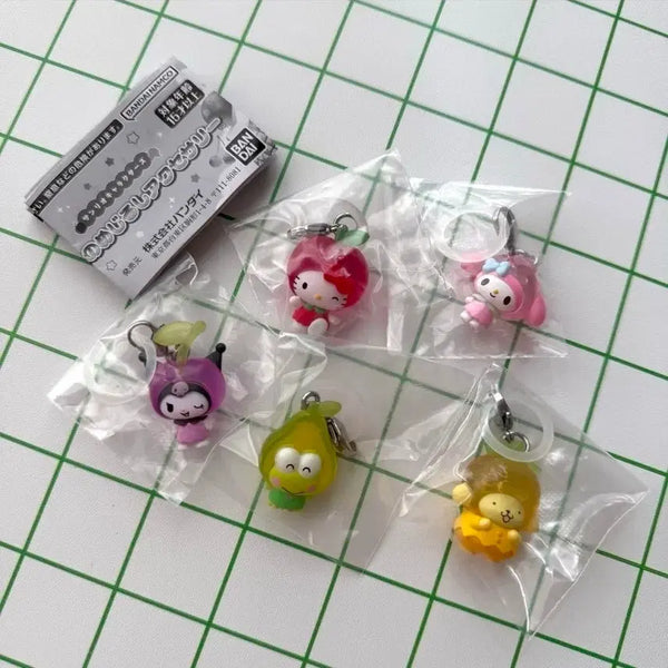 [BUNJANG] Sanrio Fruit Markers 5-Piece Full Set / 2주 내 출고) 산리오 과일 메지루시 5종 풀세트