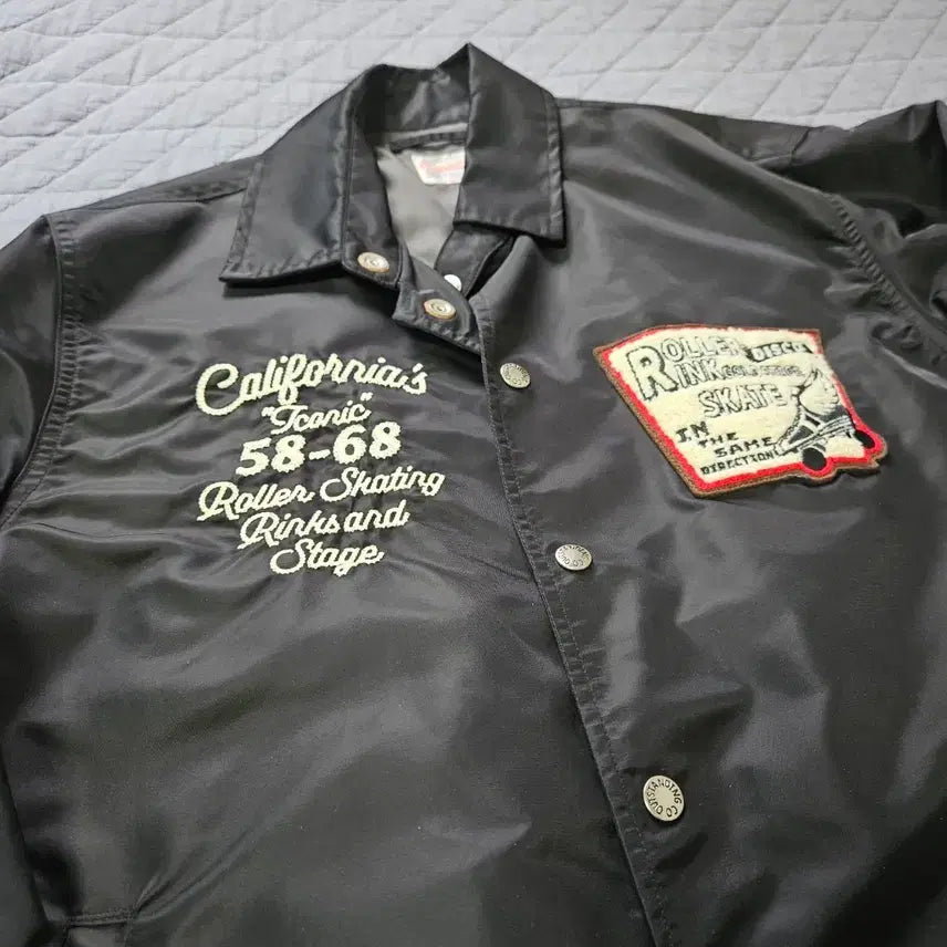 [BUNJANG] Outstanding Coach Jacket Black S / 아웃스탠딩 코치 자켓 블랙 S (95)