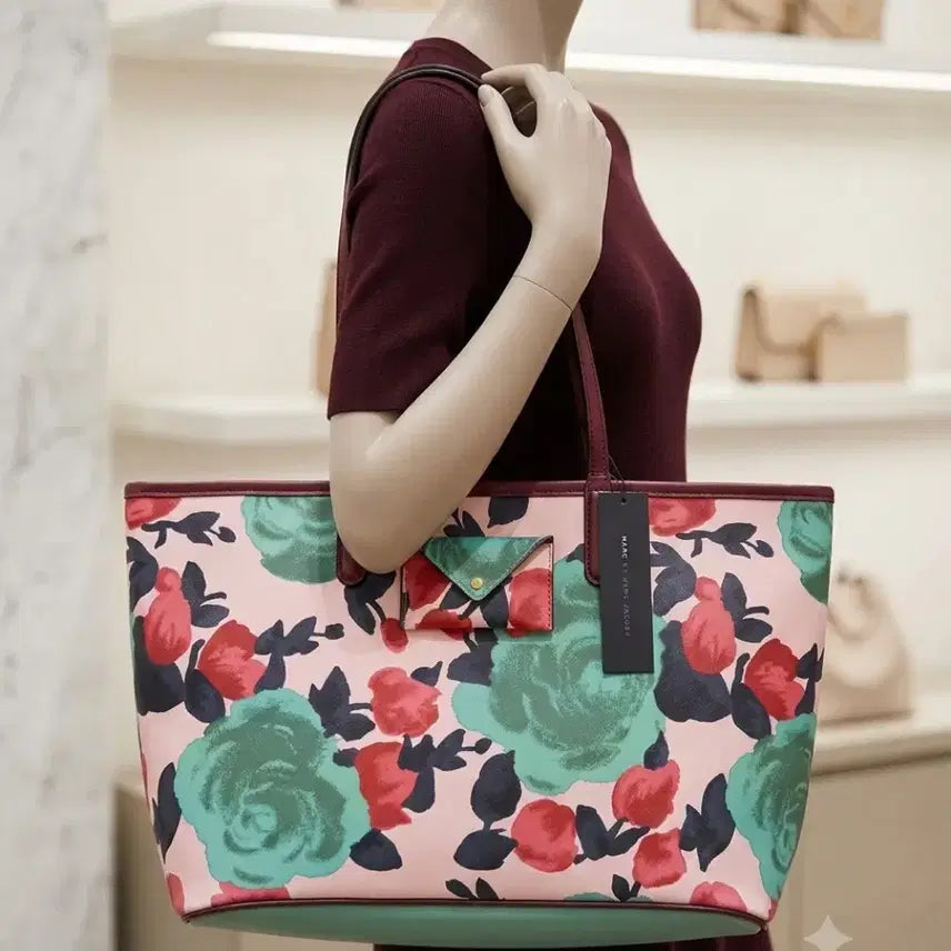 [BUNJANG] Marc Jacobs Flower Pattern Tote Bag / 마크제이콥스 플라워 패턴 토트백