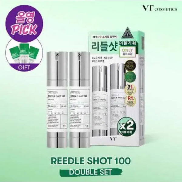 [BUNJANG] VT Cosmetics Riddle Shot 100 Double Set - 2 x 30ml (New) / [새상품/2개]VT 리들샷100 더블 기획 새상품