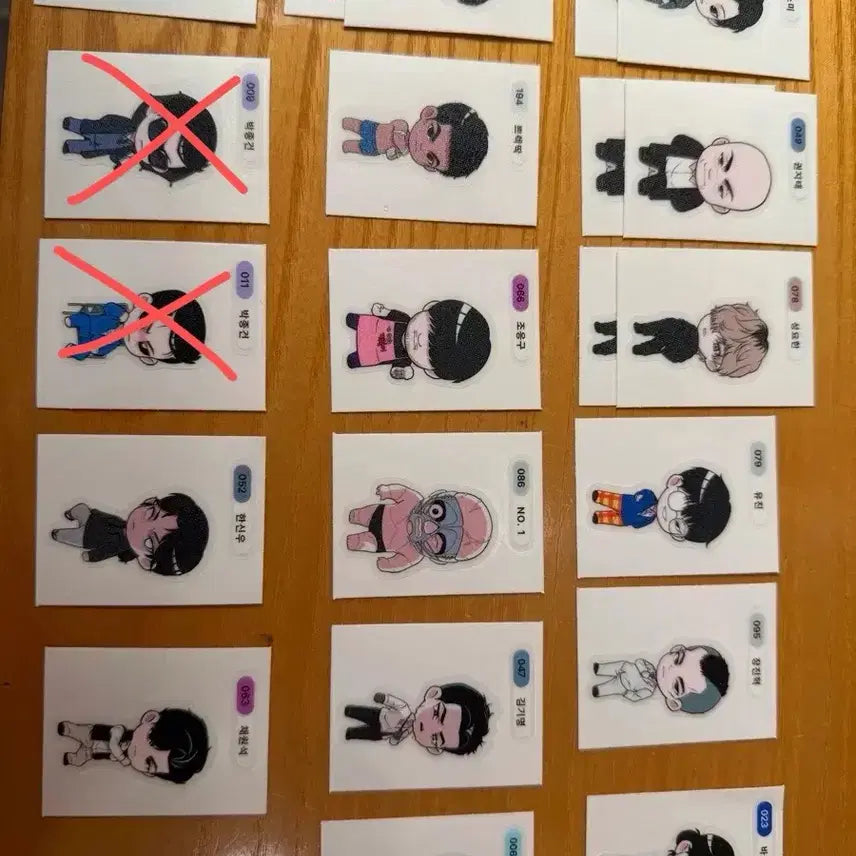 [BUNJANG] Lookism Character Stickers (Ttiboo Seal) / 외모지상중 외지주 띠부씰