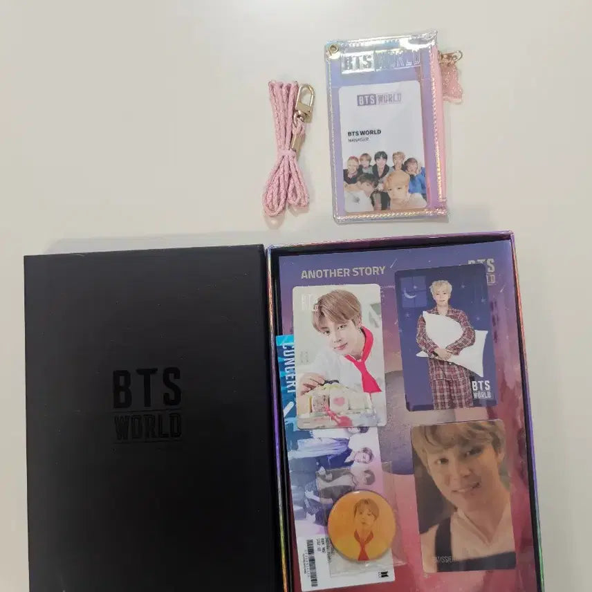 [BUNJANG] BTS Jimin BTS World Album Photocard Magnet Tin Badge Bundle Set / 방탄소년단 bts 지민 비티에스월드 풀셋 양도