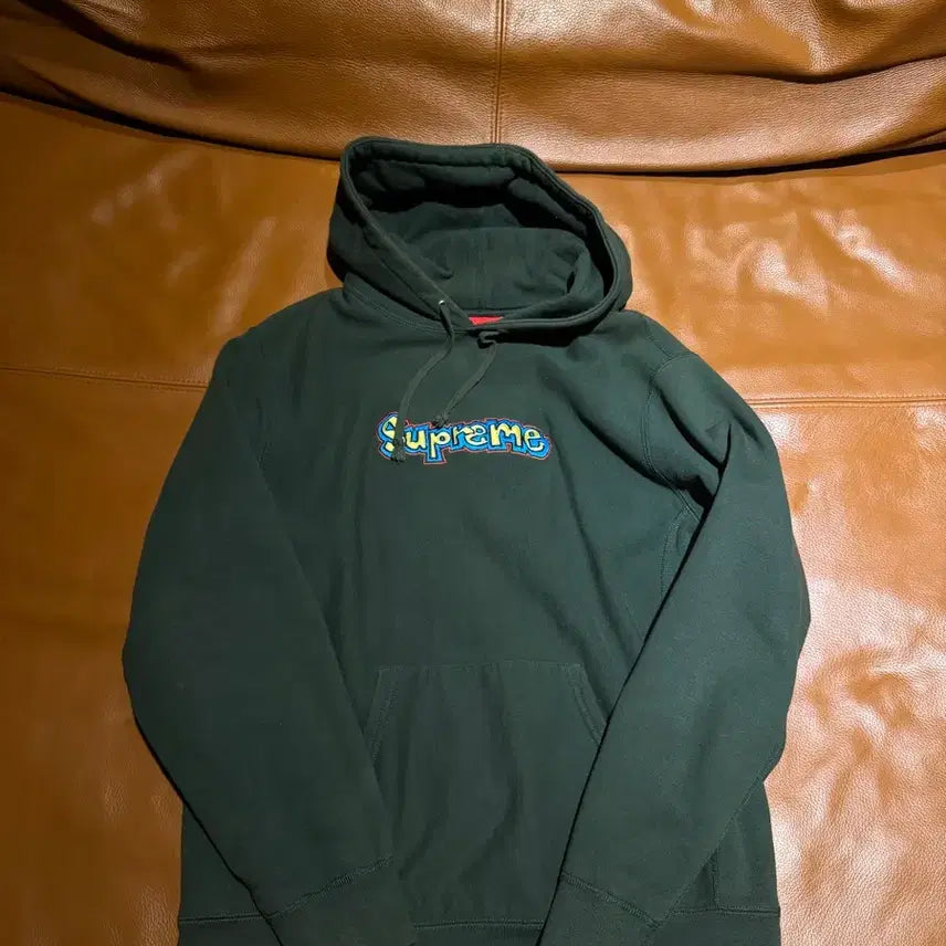 [BUNJANG] Supreme Box Logo Hoodie Green M / 슈프림 박스로고 후드티 M 그린