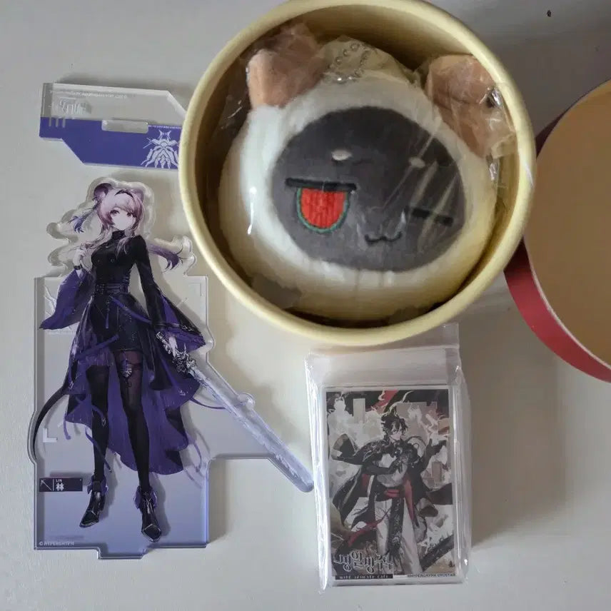 [BUNJANG] Arknights Ch'en Ch'en & Lin Acrylic Block & Stand / 명일방주 명방 총웨 애니메이트 2정 아크릴블록 샤오롱바오 만두 린 아크릴스탠드