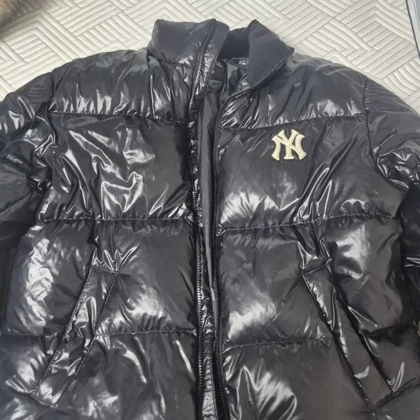 [BUNJANG] MLB New York Yankees Padded Jacket Black L / MLB 뉴욕 양키스 패딩 블랙L
