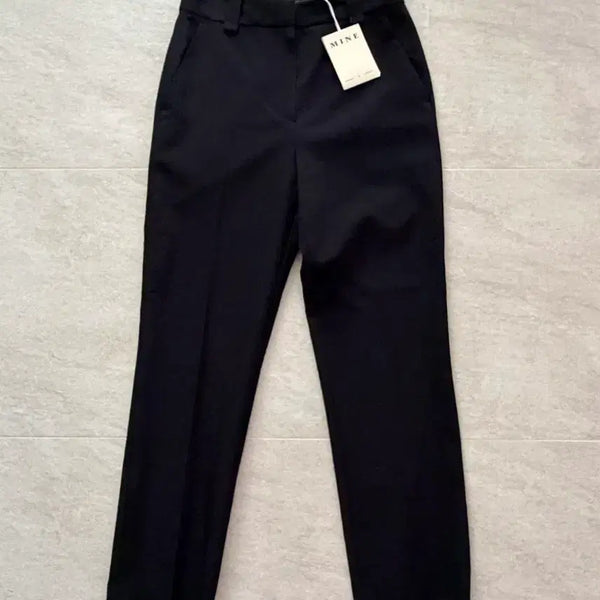 [BUNJANG] Mine (by Hansem) Black Straight Leg Trousers / [새제품] 한섬 마인 mine 슬랙스 일자 팬츠