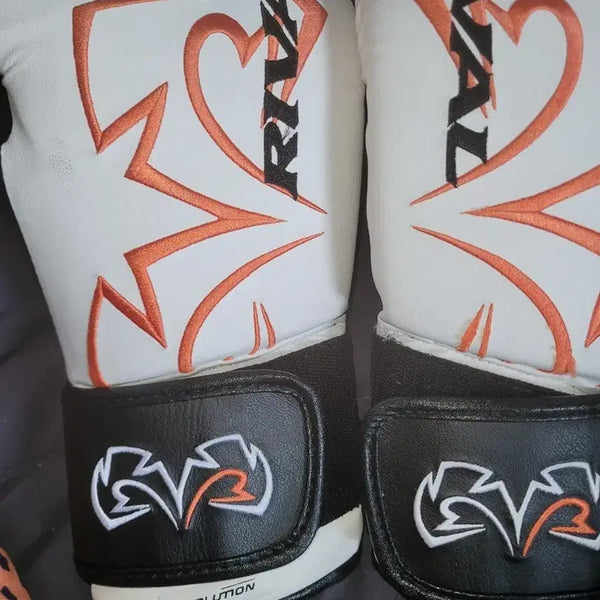 [BUNJANG] Rival Boxing Gloves White/Orange / 라이벌 복싱 글러브 화이트/오렌지