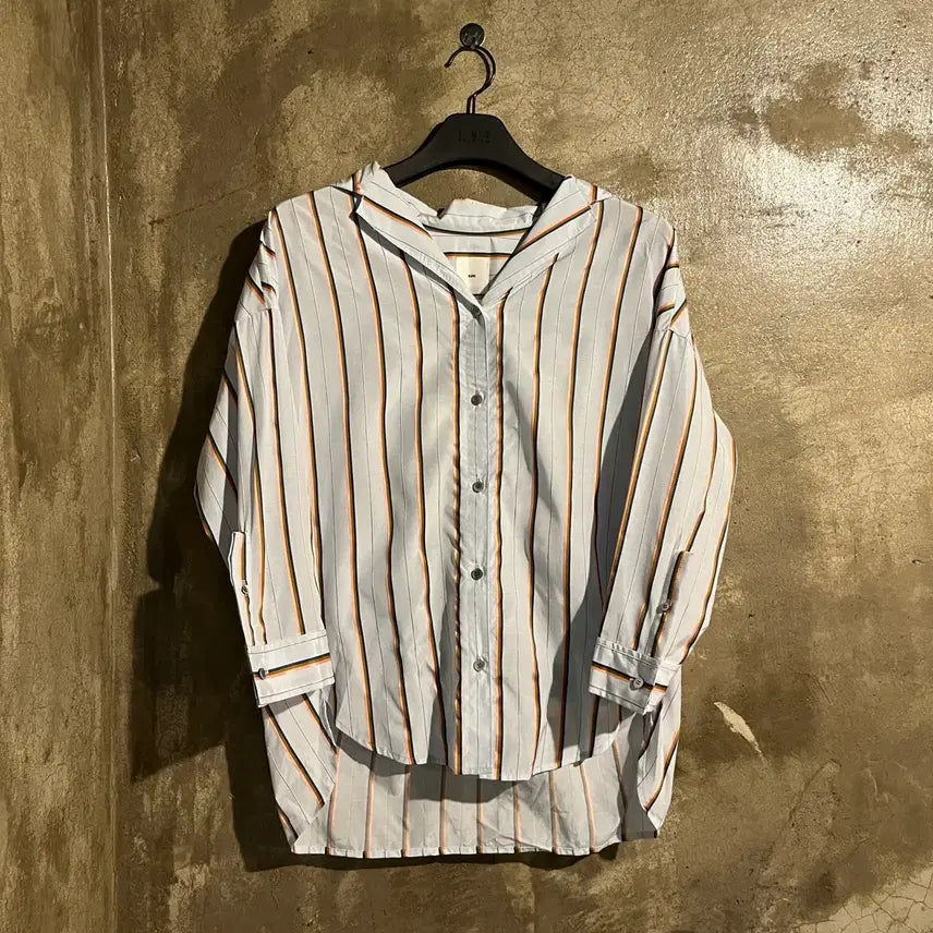 [BUNJANG] KUHO Striped Shirt / 구호 KUHO 스트라이프 셔츠