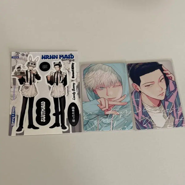 [BUNJANG] Jujutsu Kaisen Gojo Geto Sticker Photocard / 주술회전 cc님 고죠게토 스티커 포토카드 포카