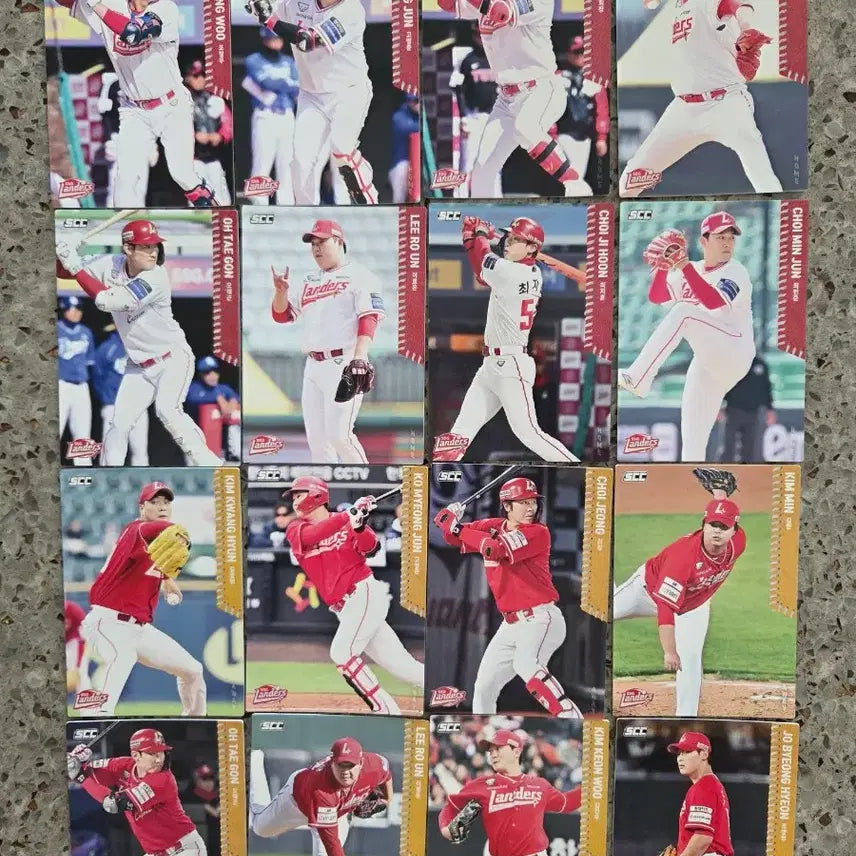 [BUNJANG] SSG Landers 26 Normal Cards (16 pcs) Bundle Set / KBO 26SSG 노멀 카드(16장)