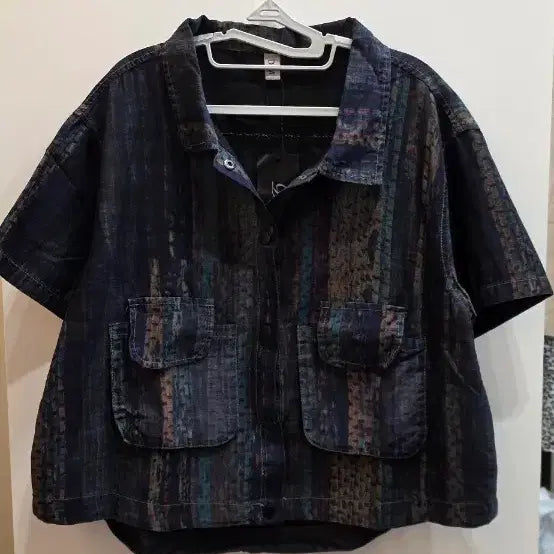 [BUNJANG] Denim Short Sleeve Jacket and Banding Denim Pants Set / 새상품/데님 반팔자켓+ 밴딩 데님팬츠 셋트