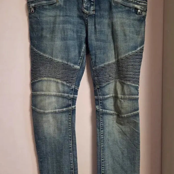 [BUNJANG] Balmain Biker Jeans / 발망 바이크진