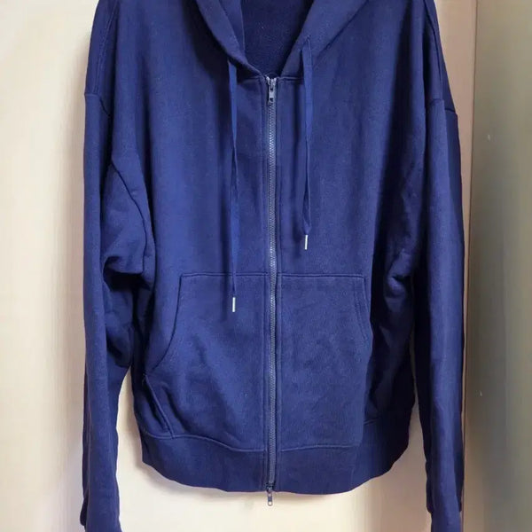 [BUNJANG] SKETCH Brushed Hoodie Zip-Up Navy / SKETCH 기모 후드 집업