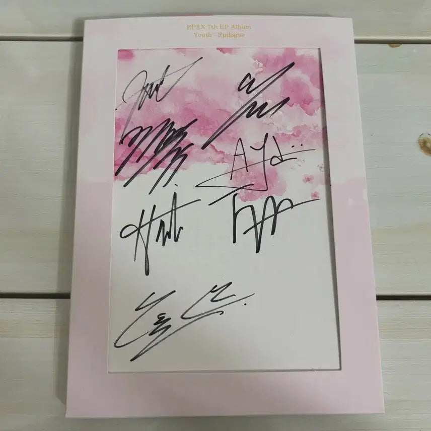 [BUNJANG] EPEX EPEX 7th EP Youth : Epilogue Signed Album / 이펙스 EPEX 7집 EP Youth : Epilogue 싸인 앨범 비매