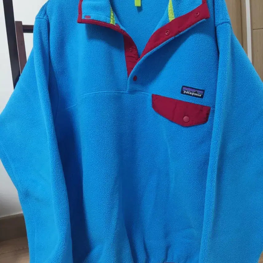 [BUNJANG] Patagonia Synchilla Men's Size M Sky/Red / [Men's M] 파타고니아 신칠라 스카이/레드