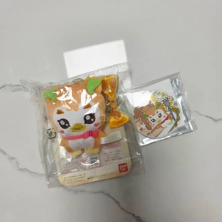 [BUNJANG] Yes! Precure 5 Petit Chara Syrup Plush + Badge Set / 프리큐어5 푸치큐어 시럽 누이+뱃지