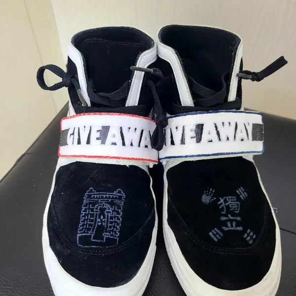 [BUNJANG] LAKAI Quantum Custom Sneakers Black & White (Size 265) / 라카이 커스텀 블랙앤화이트 스니커즈(사진참조. 설명필독)