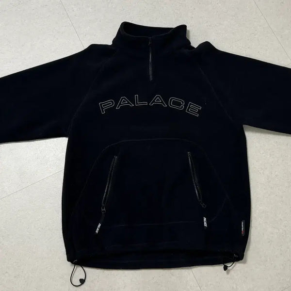 [BUNJANG] Palace Polartec Fleece Funnel Jacket Black L / 팔라스 폴라텍 플리스 퍼넬 자켓(L)