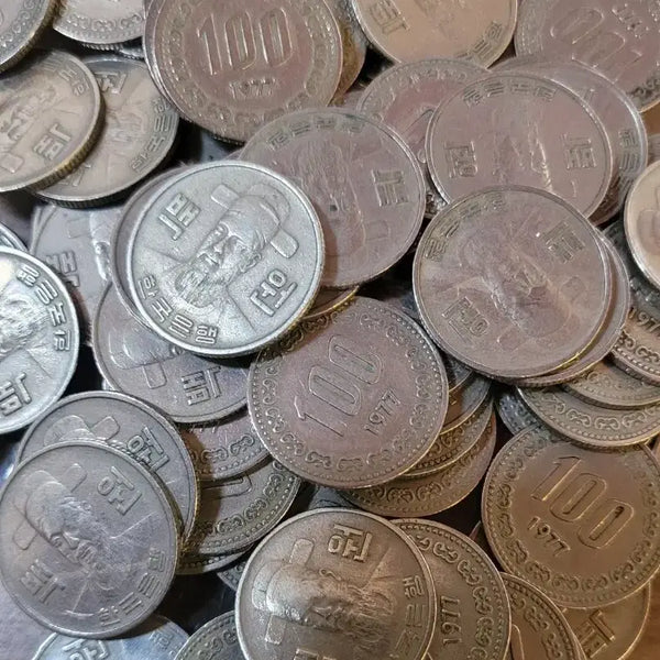[BUNJANG] 1977 100 Won Coin Bundle (70 pieces) / 동전 구도안 1977년 100원 동전 70개