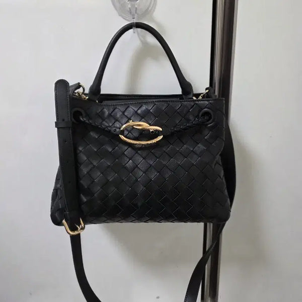 [BUNJANG] Geiger Leather Gold-Plated Bag / 가이거 가죽 블랙 금장