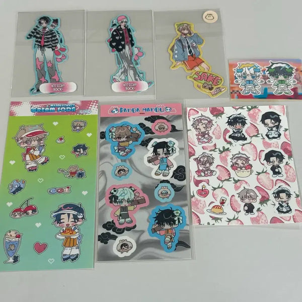 [BUNJANG] Jujutsu Kaisen Yuta & Toge Sticker Set / 주술회전 맹두님 유타 토게 스티커