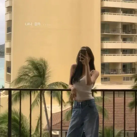 [BUNJANG] Le Plain Brush Denim Long Skirt S / [미개봉 새상품] 르플레인 브러쉬 데님 롱 s