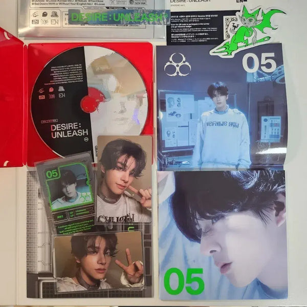 [BUNJANG] ENHYPEN Mini 6th Album 'Desire: Unleash' Engine Ver. Jake Full Set / 엔하이픈 미니 6집 desire: unleash 엔진반 제이크 풀셋
