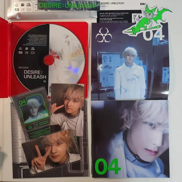 [BUNJANG] ENHYPEN Mini 6th Album Desire: Unleash Sunoo Full Set / 엔하이픈 미니 6집 desire: unleash 엔진반 정원 풀셋