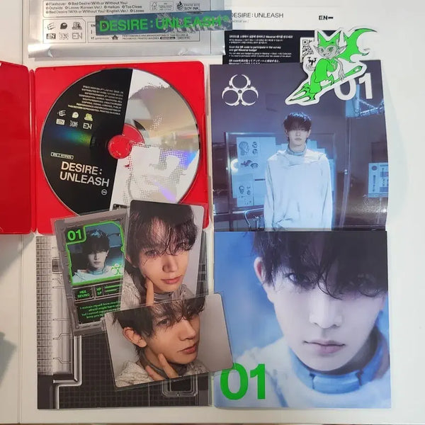 [BUNJANG] ENHYPEN Mini Album Vol. 6 'Desire: Unleash' Heeseung Engine Ver. Full Set / 엔하이픈 미니 6집 desire: unleash 엔진반 희승 에반 풀셋