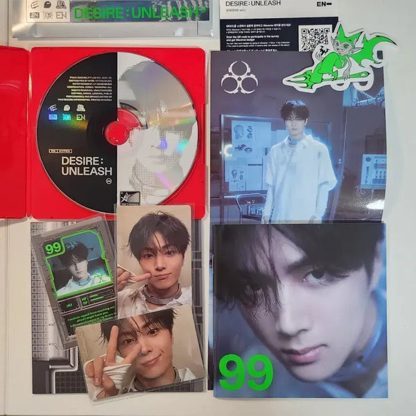 [BUNJANG] ENHYPEN Mini Album Vol. 6 Desire: Unleash J Full Set / 엔하이픈 미니 6집 desire: unleash 엔진반 제이 풀셋