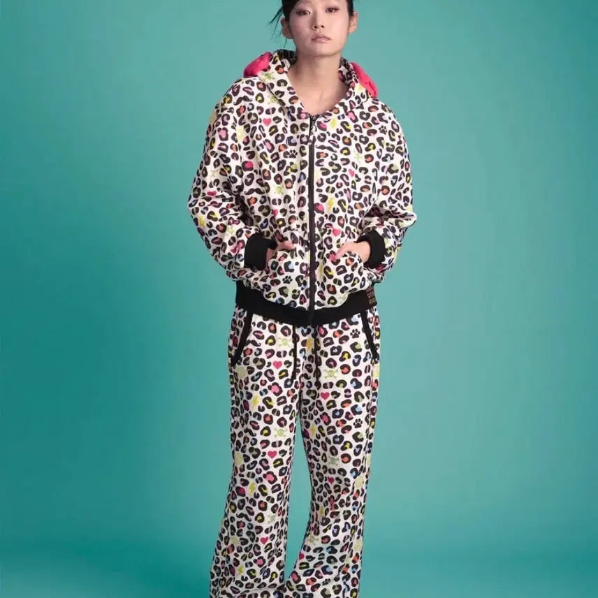 [BUNJANG] Igusa Leopard Gaming Hooded Zip-Up (New) / 새상품 ) igusa 게이밍 후드집업 레오파드 이구사