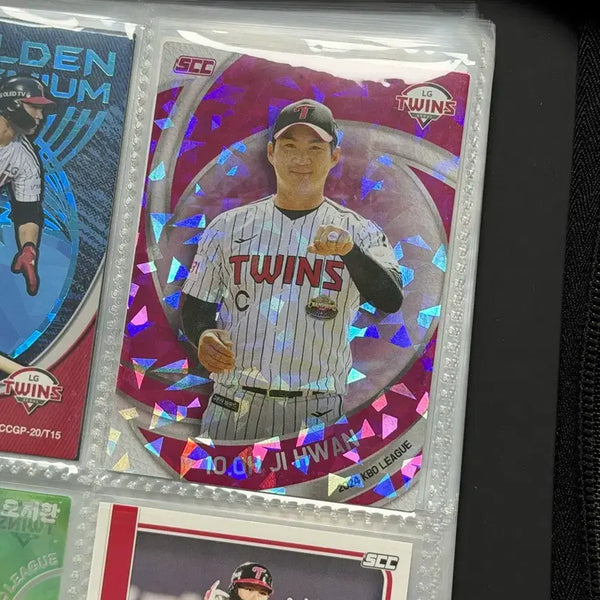 [BUNJANG] KBO LG Twins Oh Ji-hwan Pink Parallel Card / KBO LG트윈스 오지환 핑크페러렐 카드