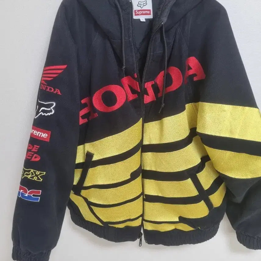 [BUNJANG] Supreme Honda Zip-Up Hoodie Jacket L / 슈프림 혼다 후드집업 자켓 L