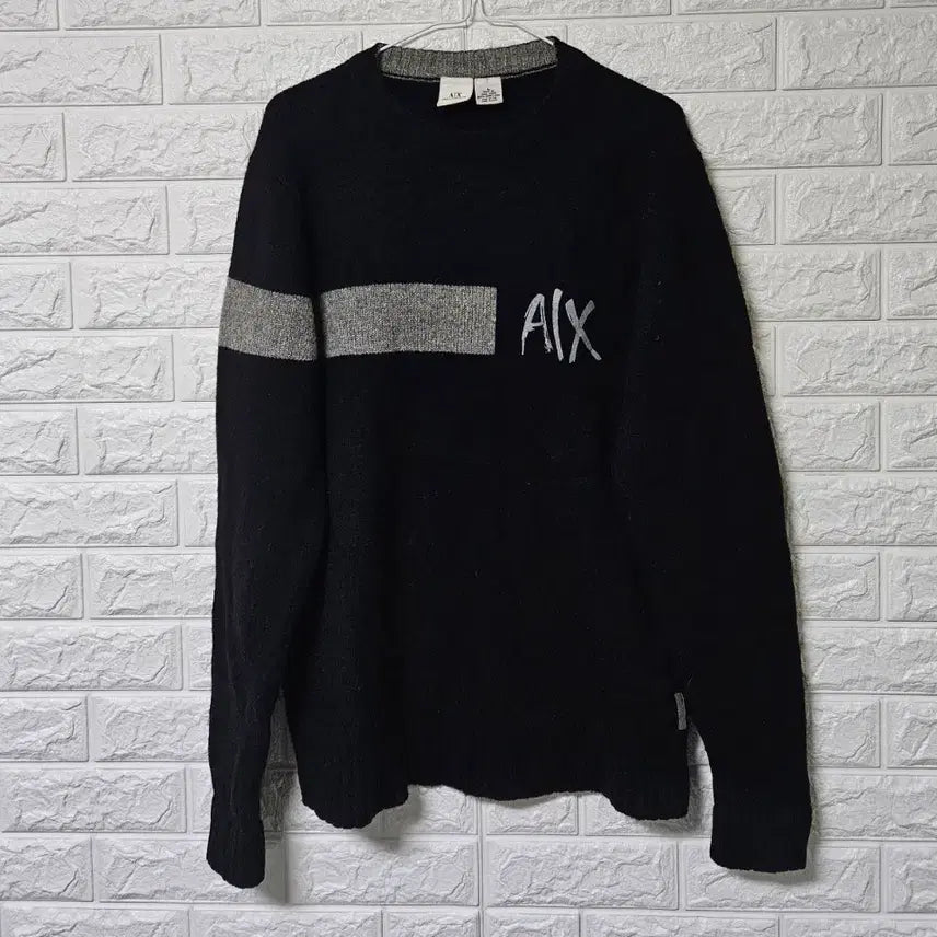 [BUNJANG] Armani Exchange Logo Knit Sweater L / 아르마니익스체인지 니트 판매합니다