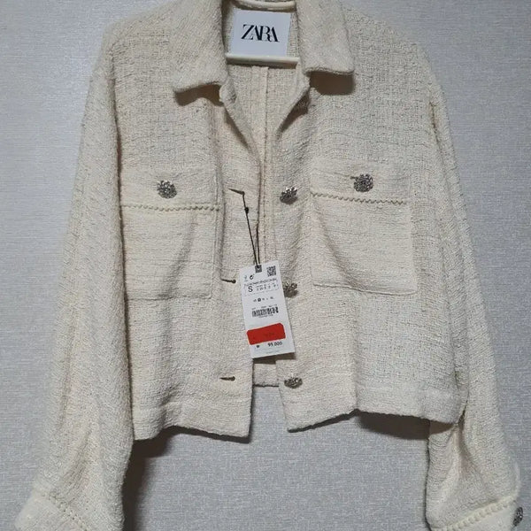 [BUNJANG] Zara Tweed Crop Jacket / 자라 zara 트위드 크롭자켓 판매합니다