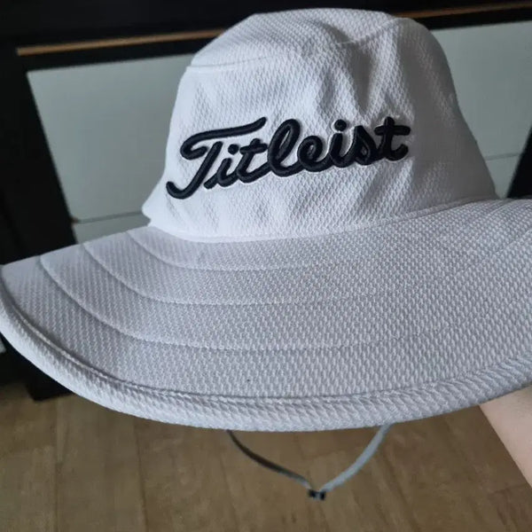 [BUNJANG] Titleist Bucket Hat White / 타이틀리스트 버킷햇 흰색 골프모자