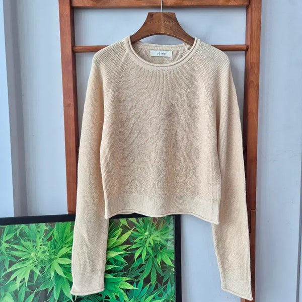 [BUNJANG] Soft Knit Beige Top / (새상품) 여리여리 니트 베이지