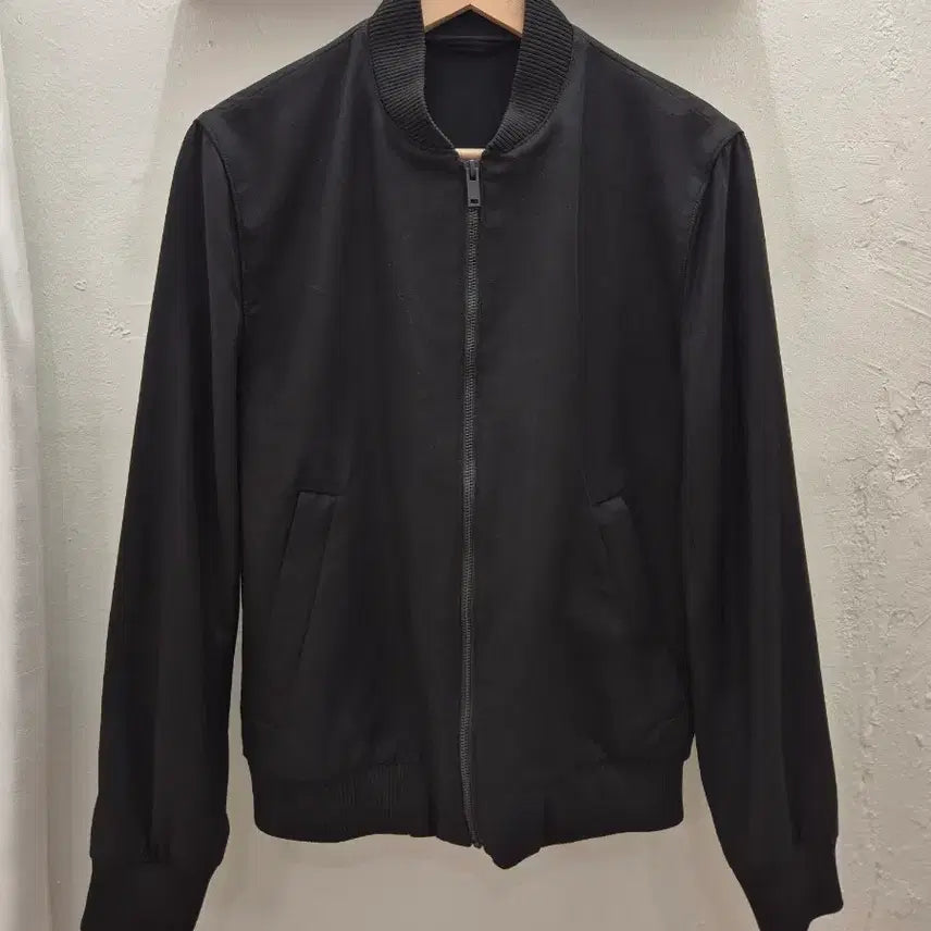 [BUNJANG] COS Lyocell Mix Zipper Blouson Jacket / 코스 리오셀 믹스 지퍼 블루종 자켓