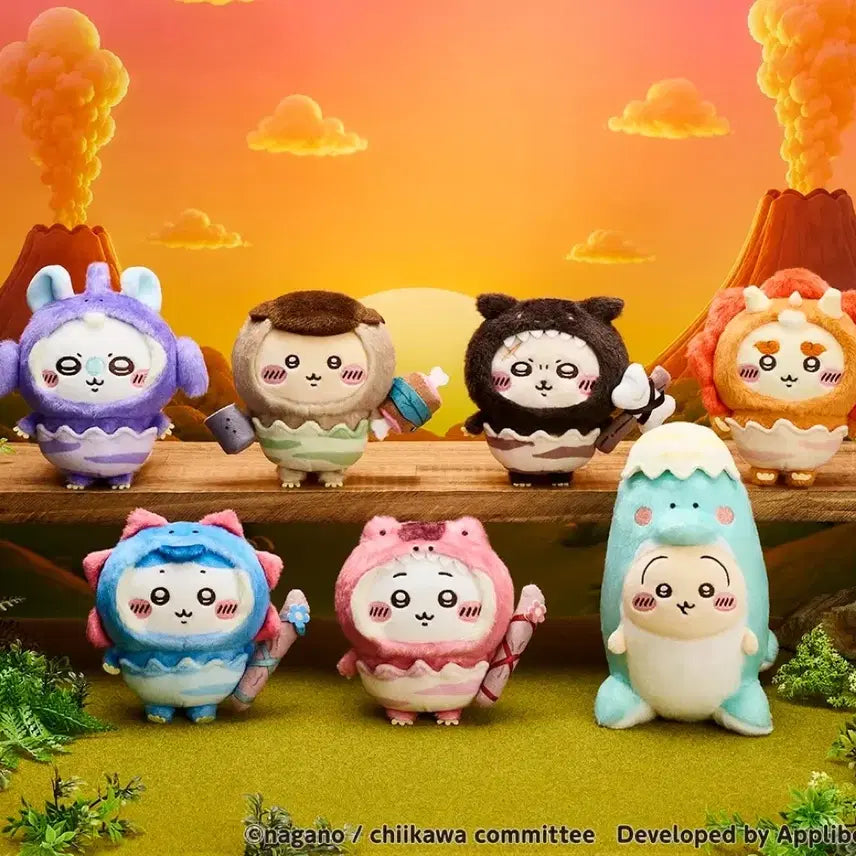 [BUNJANG] Chiikawa Pochipoke Dinosaur Mascot (Pre-order) / 치이카와 포켓 스토어 치이포케 공룡 마스코트 시사품절