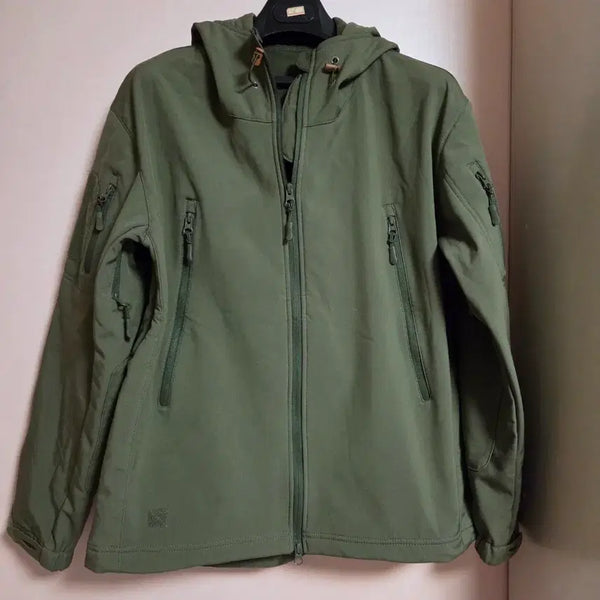 [BUNJANG] Tactical Softshell Jacket Olive / 택티컬  소프트쉘 재킷 올리브