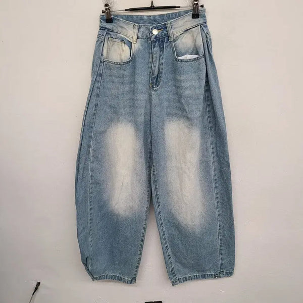 [BUNJANG] Panbellee Washed Denim Balloon Pants / [24 inch] PANBELLLEE 워싱 데님 벌룬 팬츠 청바지