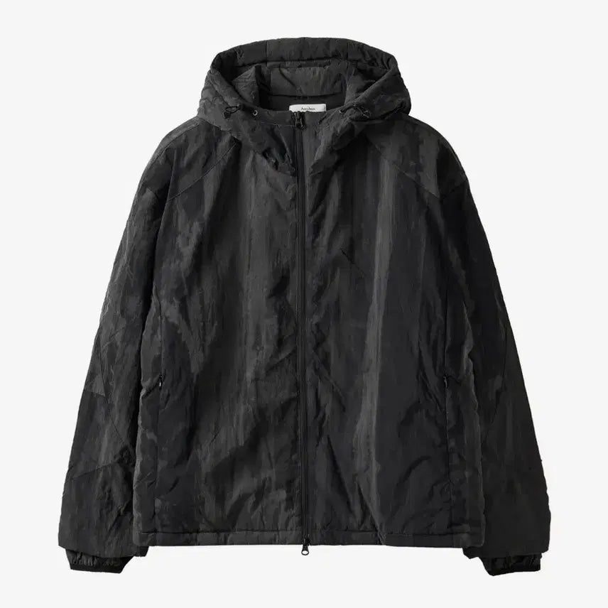 [BUNJANG] Arban Bleach Shell Padded Jacket Ghost Black / 아르반_블리치 쉘 패디드 자켓_고스트 블랙
