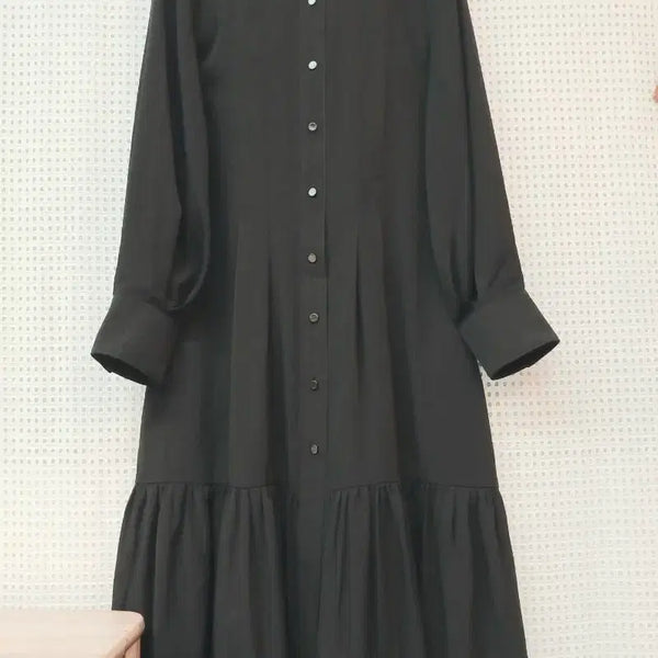 [BUNJANG] Karl Lagerfeld Black Long Dress / 칼라거펠트 블랙 롱원피스 80(44)55