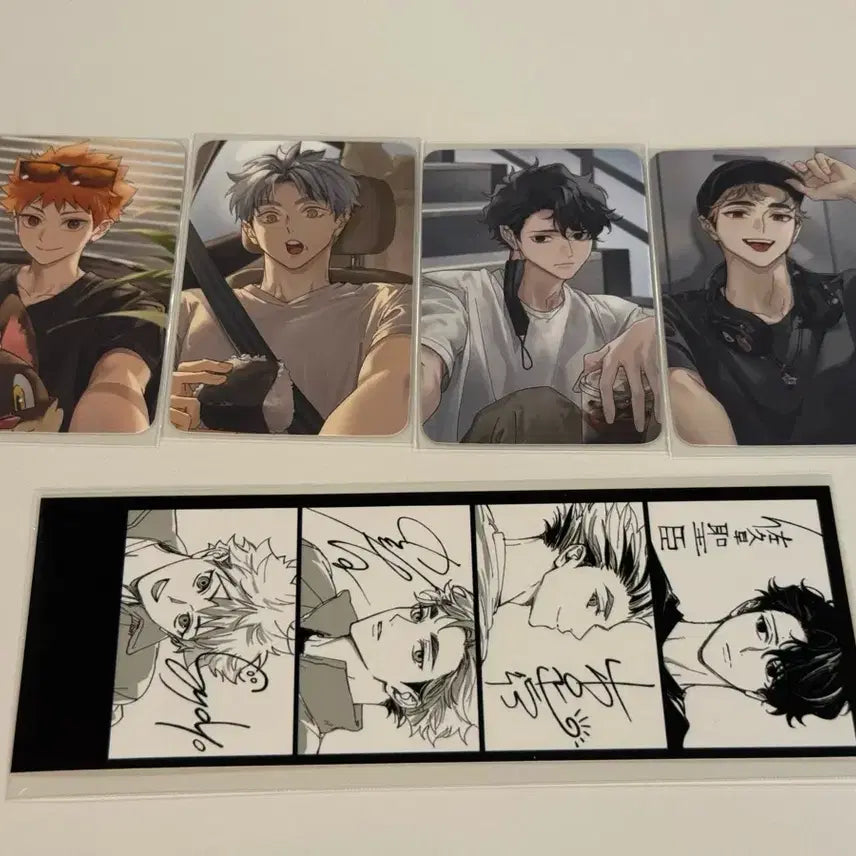 [BUNJANG] Haikyuu!! MSBY Photocard Set - Hinata, Bokuto, Sakusa, Atsumu / 하이큐 사님 MSBY 포토카드 히나타 보쿠토 사쿠사 아츠무