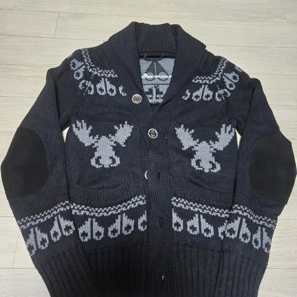 [BUNJANG] Mooosknuckle Knit Cardigan / 무스너클 니트 가디건