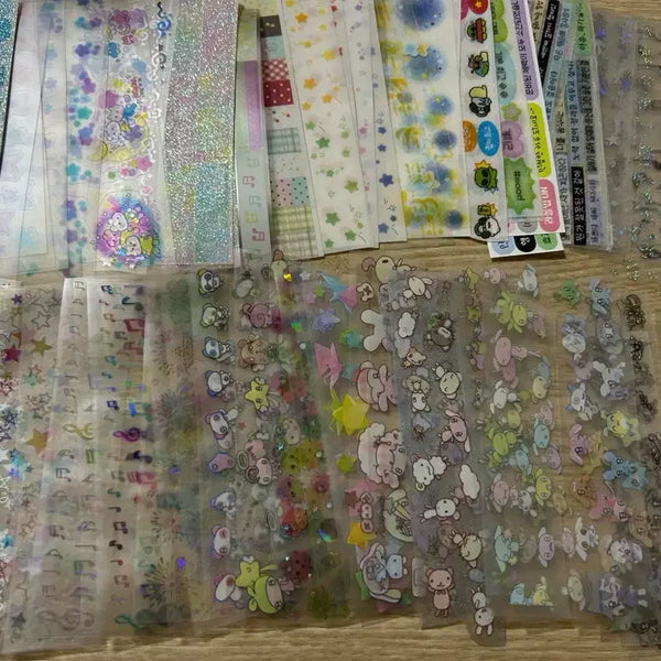 [BUNJANG] Kiss Cut Stickers Set (45 Types) / 키스컷 45종 일괄판매